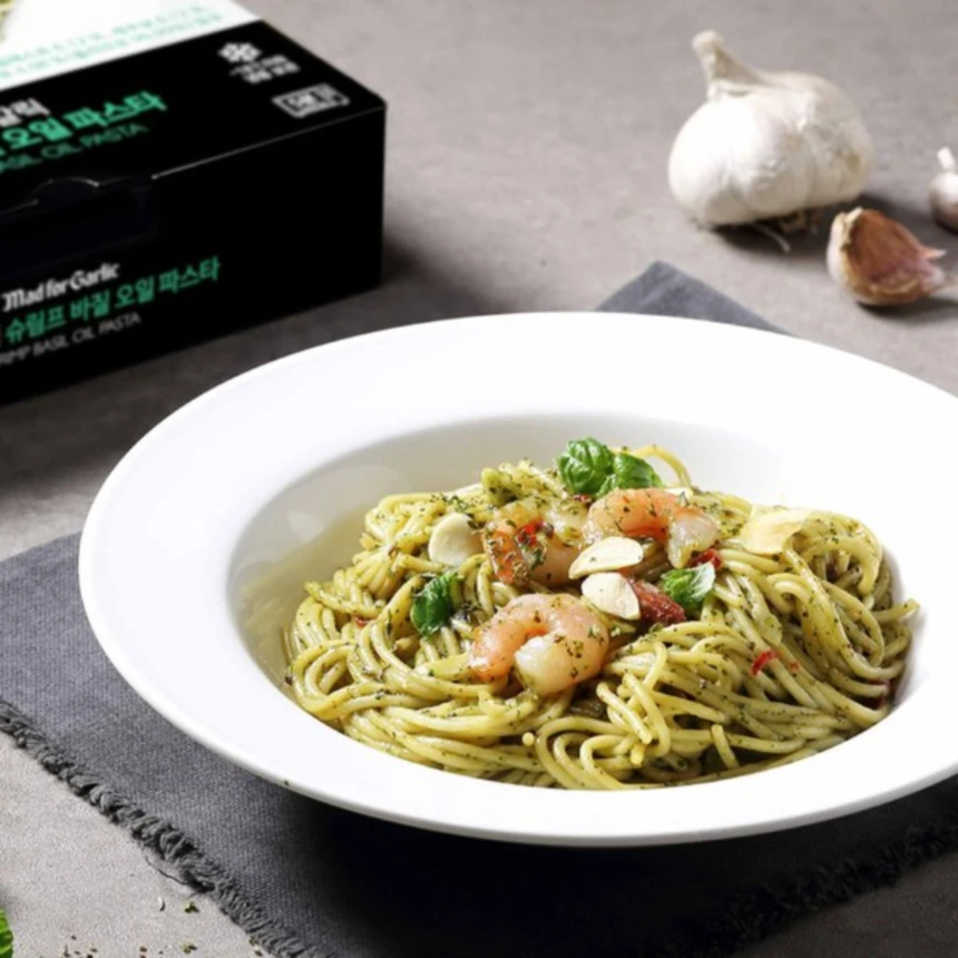 [Mad for Gallic] Shrimp Basil oil pasta 245g