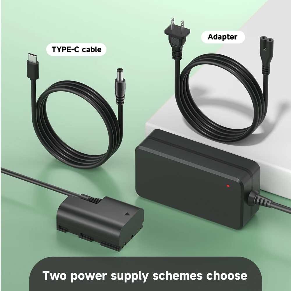 PALO LP-E6 LP E6 Dummy Battery Power Supply AC Adapter Kit for Canon EOS R5 R6 5DS R 7D 6D 90D 80D 70D 60D 60Da 5DS 5D Mark II