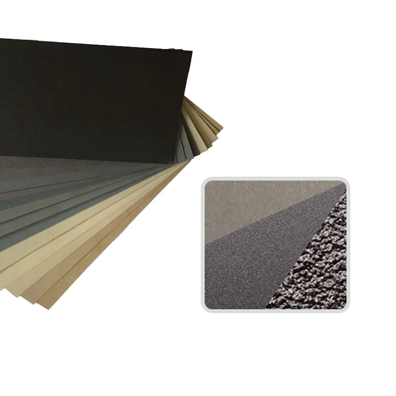 Lixa de lixa abrasiva, lixa úmida e seca, 60Grit-10000Grit, 93x230mm, 50pcs