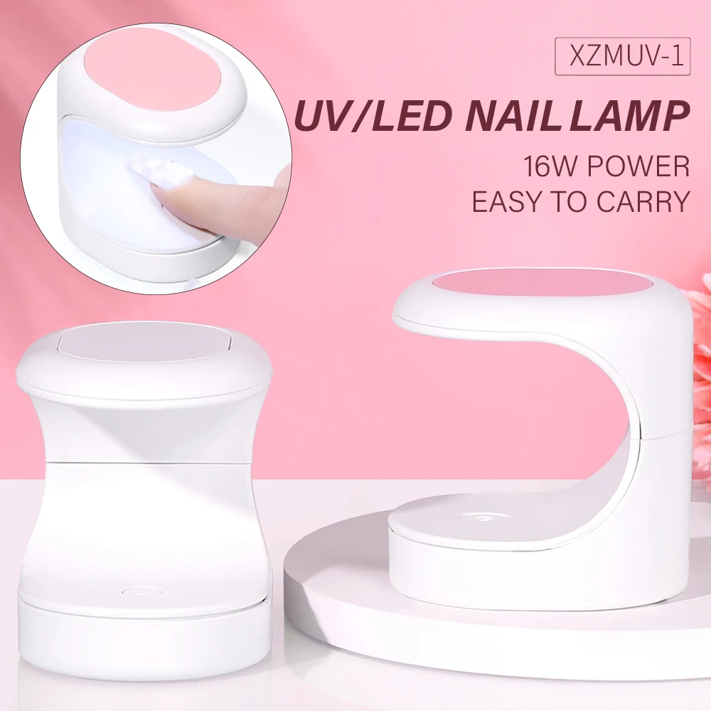 CNHIDS Mini Nail Dryer 30S Fast Dryer Lamp UV LED USB Lamp Manicure Egg Design Machine Single Finger Nail Art Tool Gel Curing