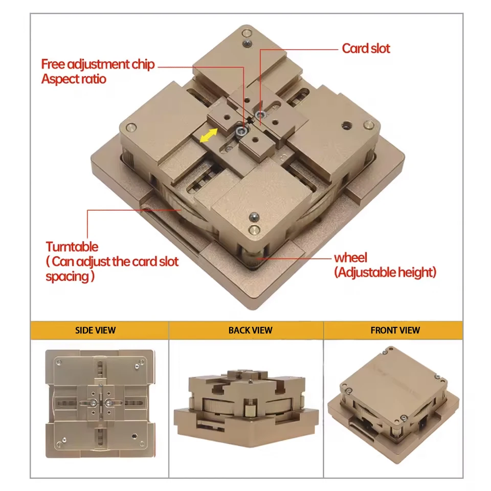 Aluminium Alloy BGA Reballing Station Kit BGA Reballing Station BGA Universal Reballing Station 80/90MM Reball Fixture Magnet