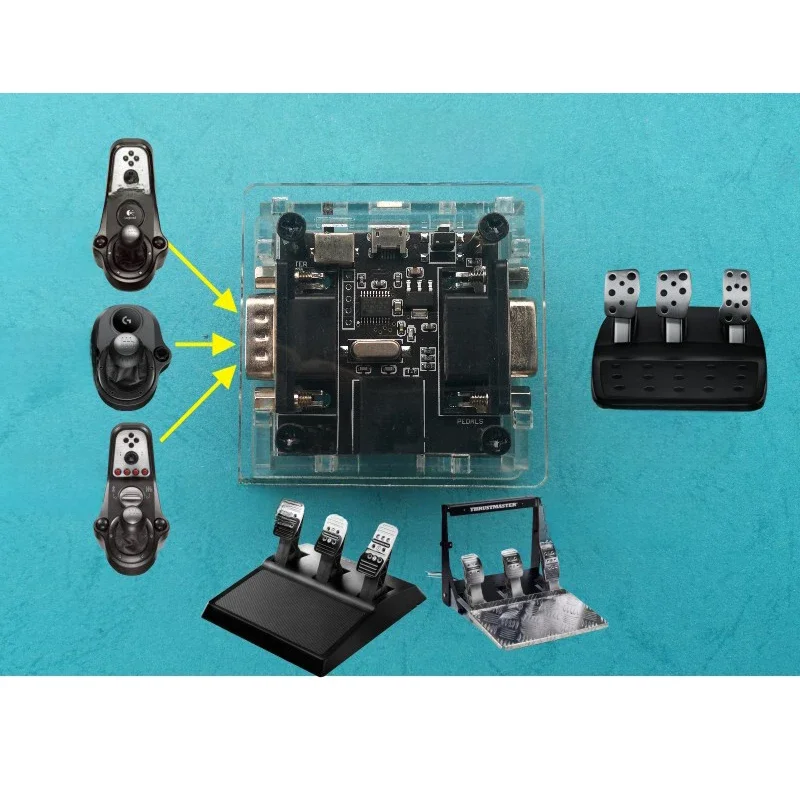 Konwerter adaptera do pedału Logitech G25/G27/G29 Simracing Game Gear Shift-er MOD Adapter do pedału Thrustmaster T3PA PRO — 2