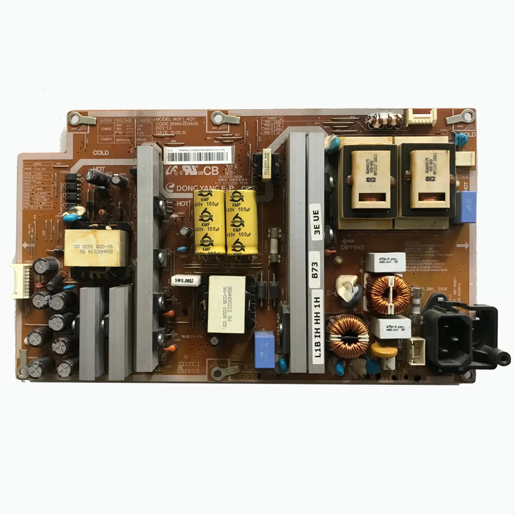 I40F1_ASM BN44-00340A BN44-00340B Power Board for  40-inch TV Repair Power Board BN44-00340 Bn44-00340a Ln40c530f1m