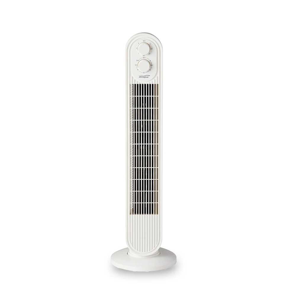 Ventilador de torre que ahorra espacio, 3 escalones, ajustable, izquierda y derecha, fácil de operar, Oficina de una habitación