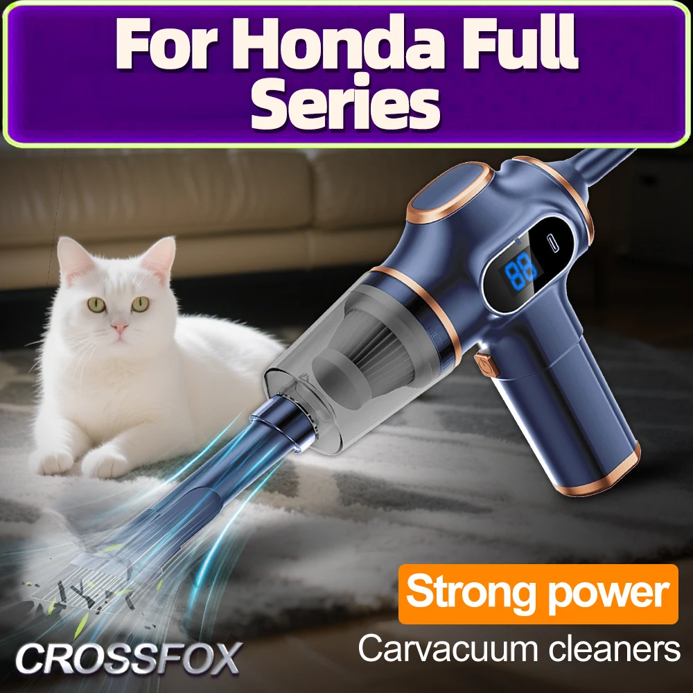 Car Vacuum Cleaner 98000Pa Wireless Handheld Auto Home Portable Cleaning Mini Suction Powerful Machine For Honda Full Series