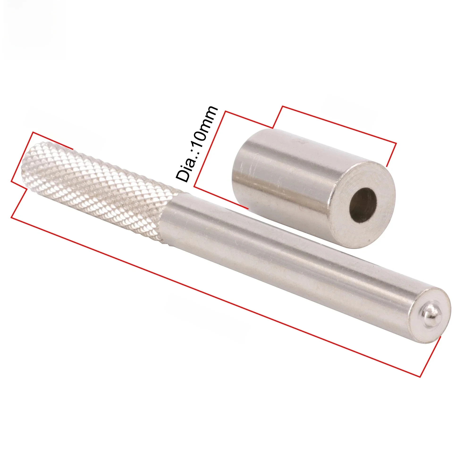 Zestaw narzędzi do montażu i ustawiania zacisków, terminali i pól zaciskowych do wzmacniaczy audio vintage, do nitów o średnicy 2.5mm-4mm. — zdjęcie produktu 4