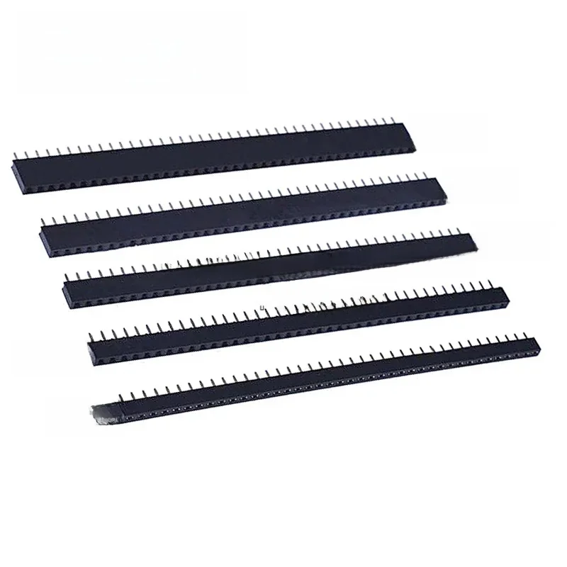 5 szt. 2.54mm żeński nagłówek PH3.5/5/5.7/6.8/7.1/8.5mm prosty 1x44 P jeden rząd pozłacany płytka drukowana łącznik dystansowy — zdjęcie 2