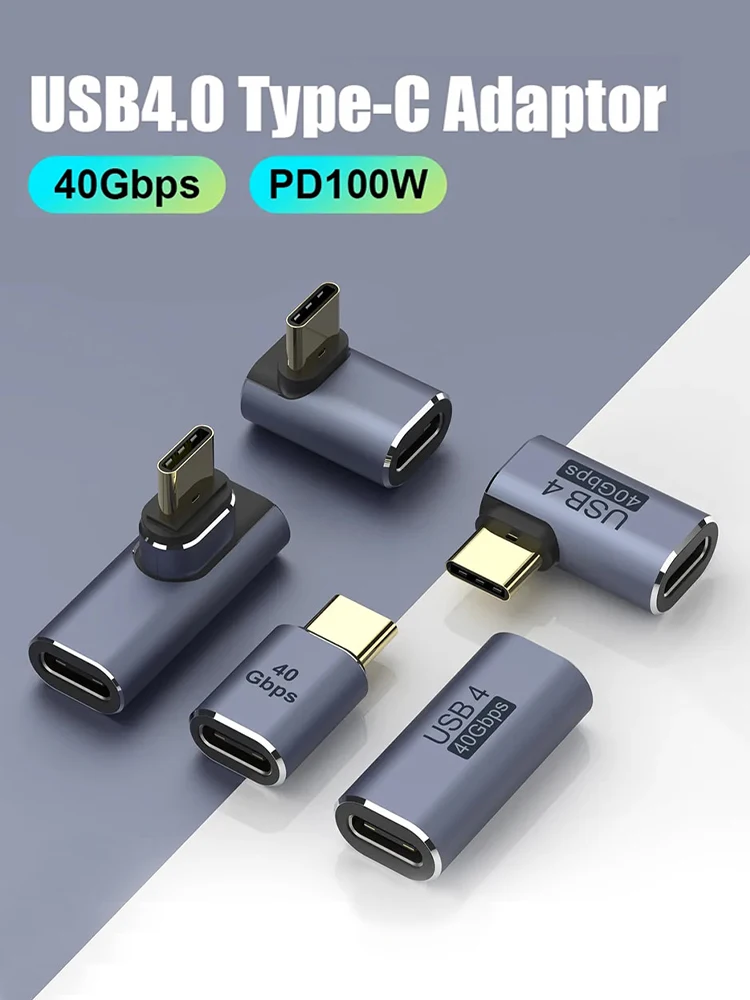PD 100 W 40 Gbit/s Datenübertragung USB 4.0 Thunderbolt 4 Typ C Stecker auf Buchse Extender für Handy LaptopSwitch