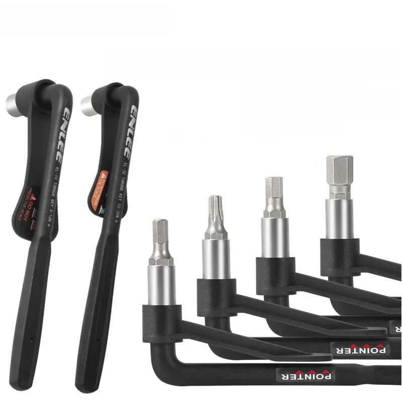 AliExpress enlee ENLEE Bicycle Torque Wrench with Bit Set Portable Small MTB Road Bike Allen Key Tool Socket Spanner For Bike Repair Kit