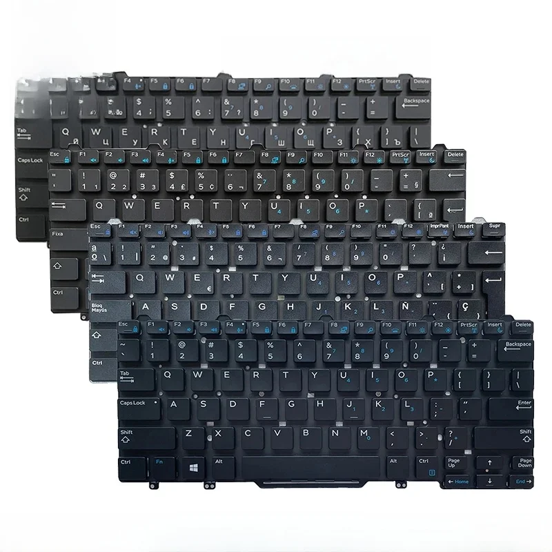 US/BR/RU/UK/SP/FR nouveau clavier d'ordinateur portable pour Dell Latitude 3340 3350 5480 5488 5490 7480 7490 E3340 E5450 E5470 E7450 E7470 P72G