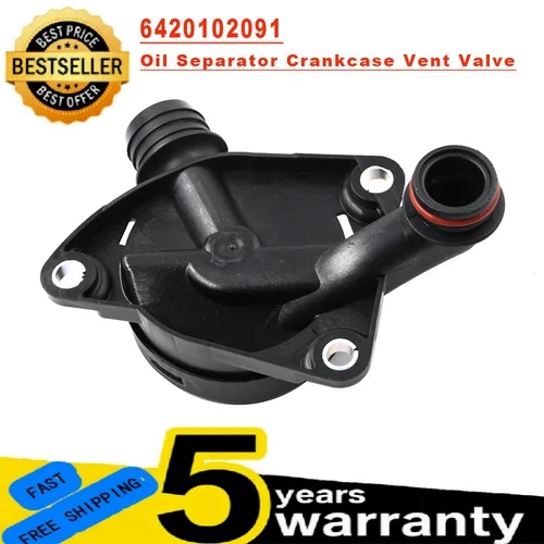 Nuevo 6420102091 para mercedes-benz W164 X164 W221 S320 separador de aceite ventilación del cárter válvula PCV 6420100191 accesorios de coche