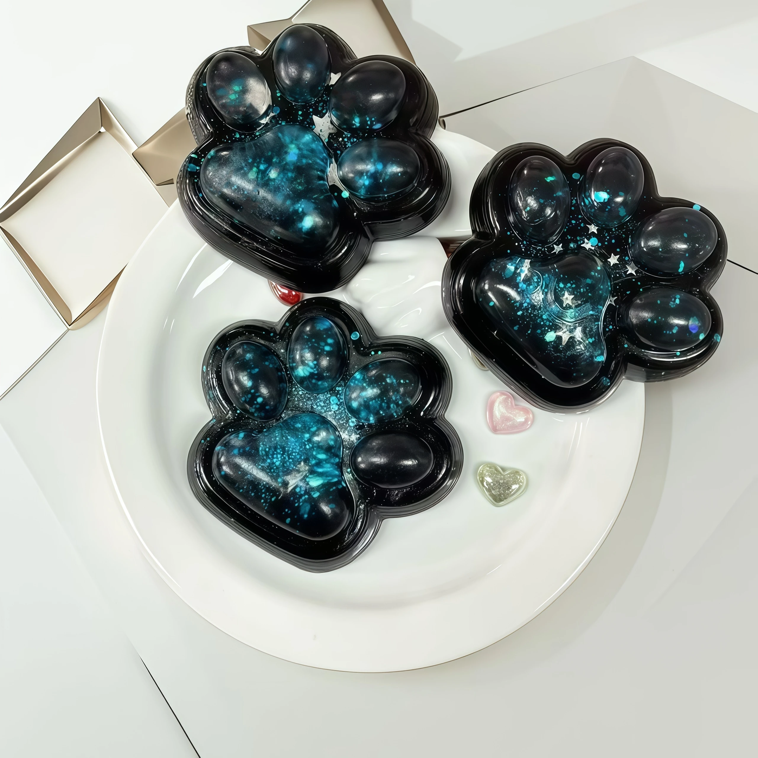 かわいい大きな猫の足絞りおもちゃ クリスマス/イースターギフト オフィスやホリデーギフトに最適 スローリバウンド、厚いデザイン、不安を軽減