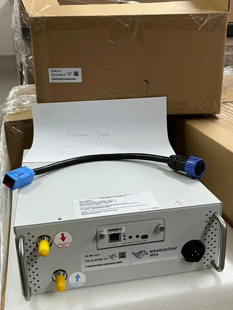 

БЫСТРАЯ ПРОДАЖА НОВОГО MicroBT WhatsMiner M64 206T 4099W Гидроохлаждение BTC Miner Bitcoin В НАЛИЧИИ