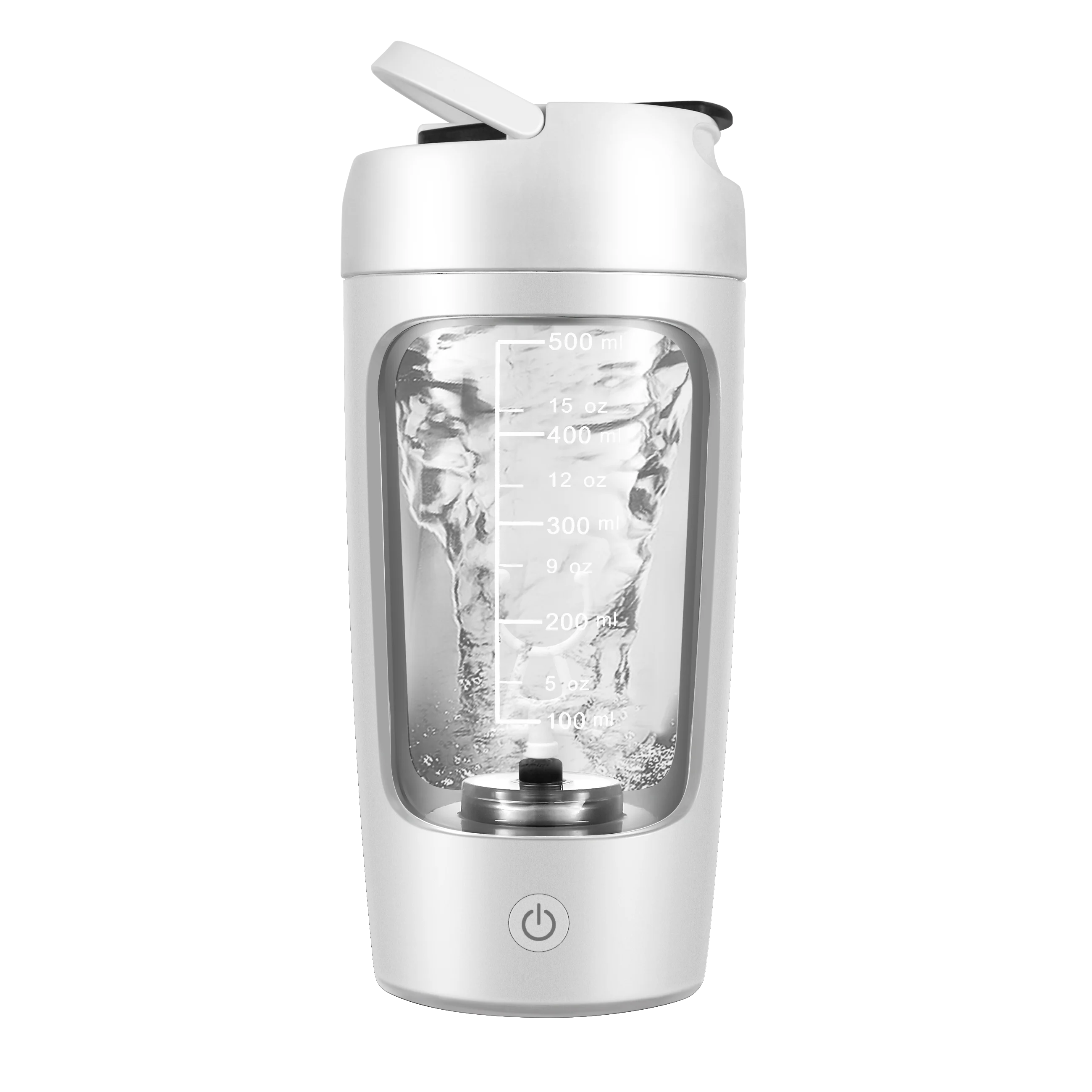 Baby auto Shaker 3rd generation wireless electric tumbler 650ml White