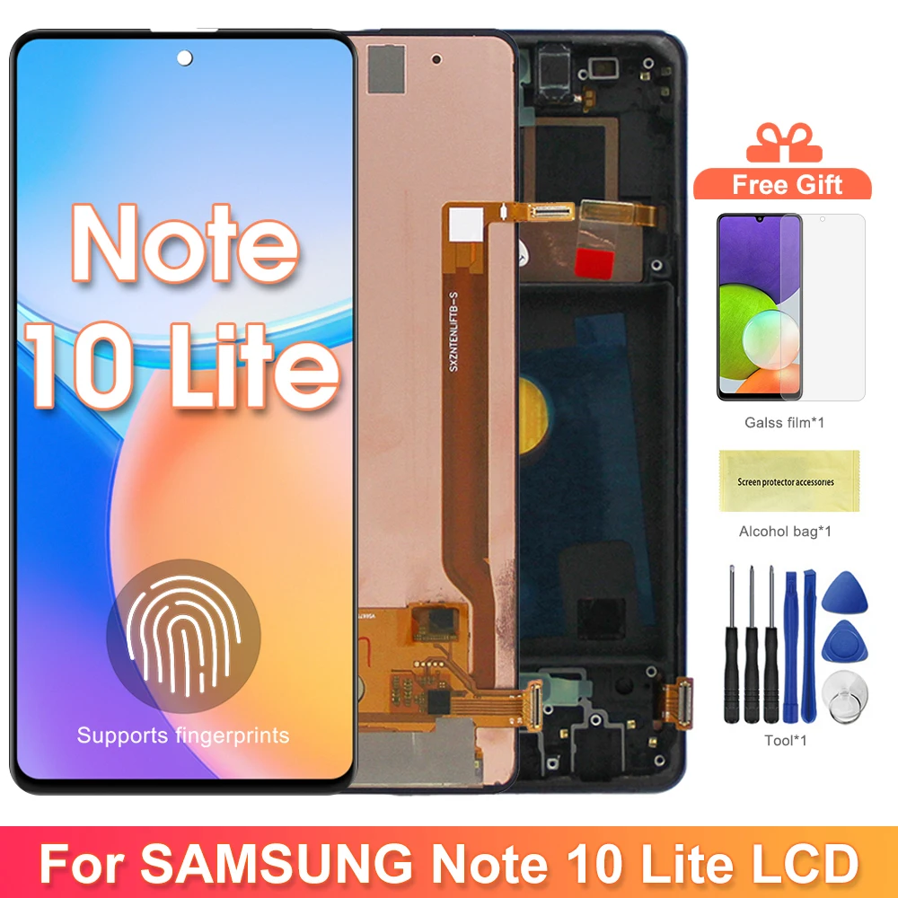 6.7\'\' Super AMOLED Note 10 Lite Lcd, For Samsung Galaxy Note 10 Lite N770 N770F Lcd Lcd Display Touch Screen Digitizer Parts