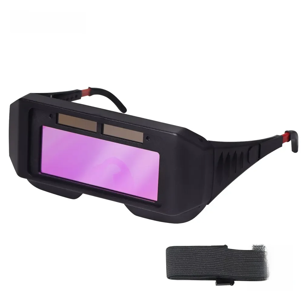 Capacete de soldagem solar, Óculos Auto Escurecimento, Óculos LCD Soldador para Plasma TIG MIG MMA