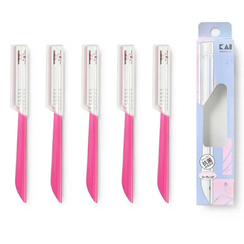 5 stücke rosa Stahl Augenbrauen Epilierer Sets für Frauen Make-up Augenbrauen Haaren tfernung