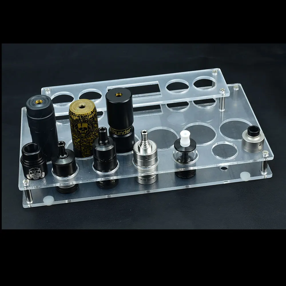 وولفكولي vape 510 موضوع الاكريليك البخاخة عرض الحريق سولو rda حامل حامل ل Blaze RTA kayfun x mtl rta