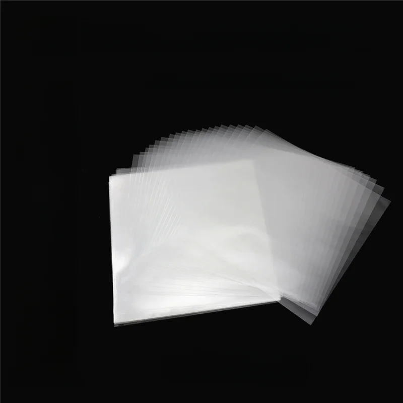 Juste de protection statique en gel OPP pour disque vinyle, sac de disques auto-adhésif, lecteur coloré LP, 1 ", 32.3cm x 32cm, 50 pièces