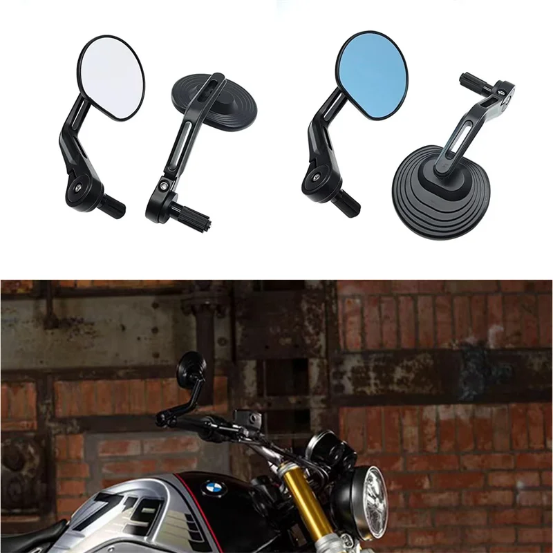 Motorcycle Bar EndMirror Universal Rear View Mirrors CNC Aluminum for BMW R NineT RNINET Urban G/S R NINE T Pure RnineT Scrambl