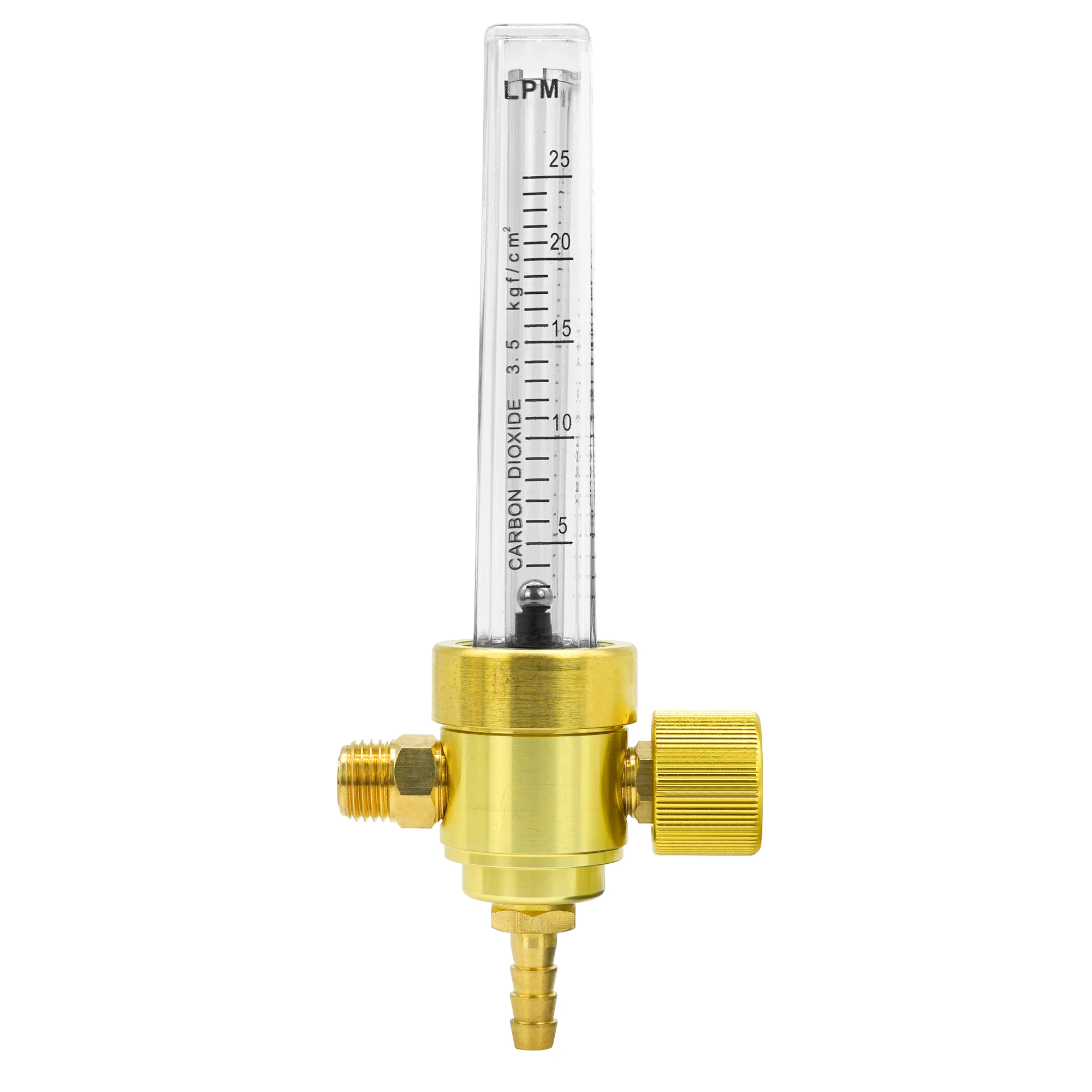 Straight Flowmeter Range 0-25 MPa Argon Co2 Gas Flow Meter Scale Tester Measure Flowmeter for Mig Tig Welder Welding