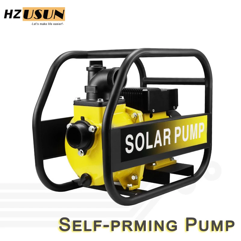 

1 л.с., самовсасывающий центробежный насос для повышения давления воды на солнечной энергии для орошения, портативный солнечный насос постоянного тока с мелким колодцем