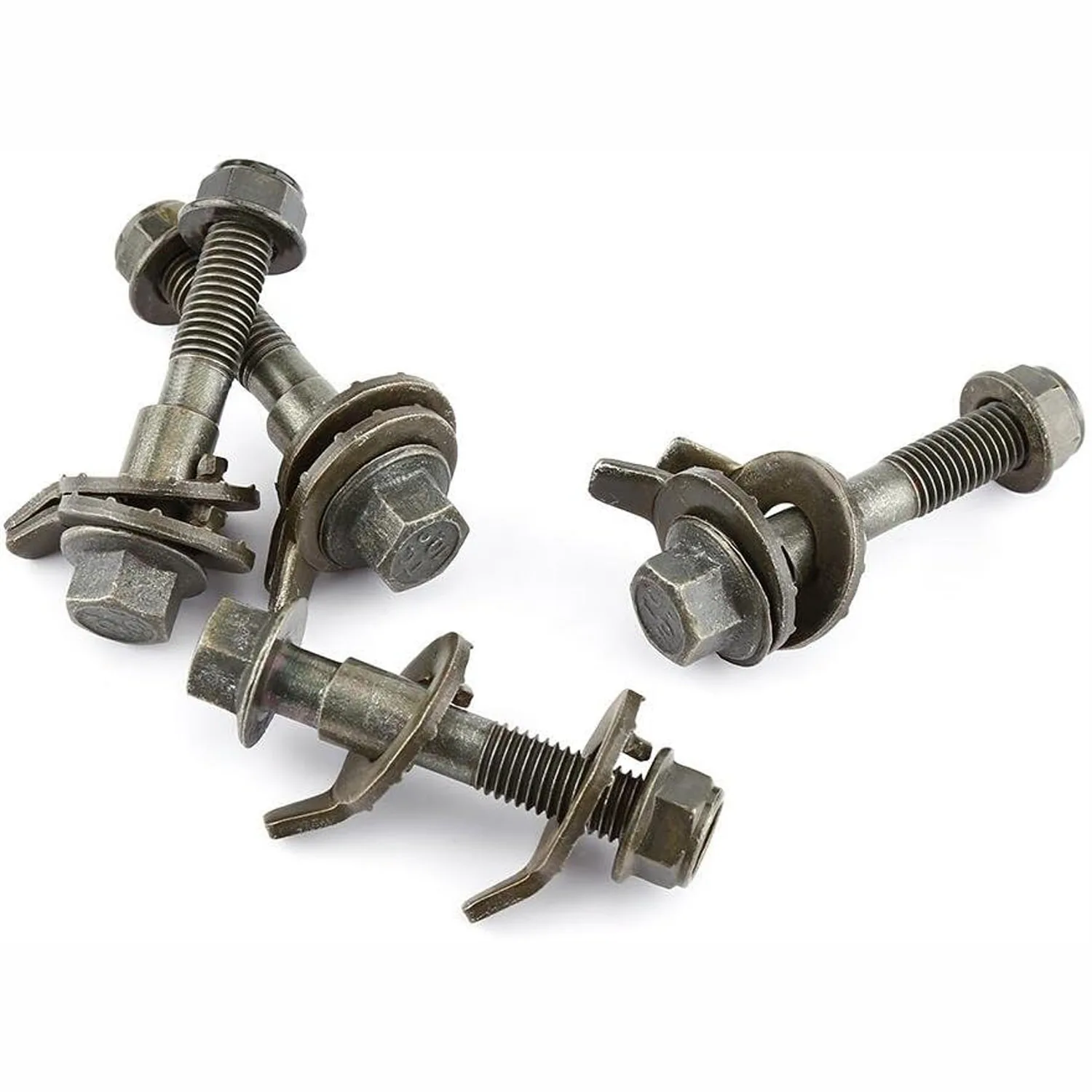 4PCS 14mm Adjustable Camber Bolt Kit, Front Wheel Alignment Correction Bolts For Camber Adjustment, Suspension Alignment Hardware Set For Cars, Trucks, SUVs & Performance Vehicles
