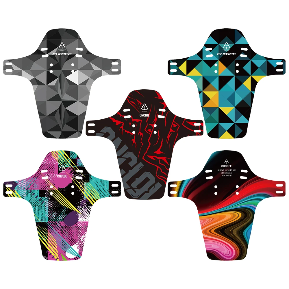 CHOOEE MTB Road Folding Bicycle Mudguard Fender - Cycling Mud Guard with Front/Rear Wheels Fenders Wings Bike Accessories