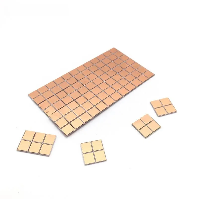 20 sztuk FR4 PCB 6.5*7mm dwustronna płyta pokryta miedzią DIY zestaw PCB laminowana płytka drukowana 0.65x0.7cm 6.5x7x1.0mm — zdjęcie 2
