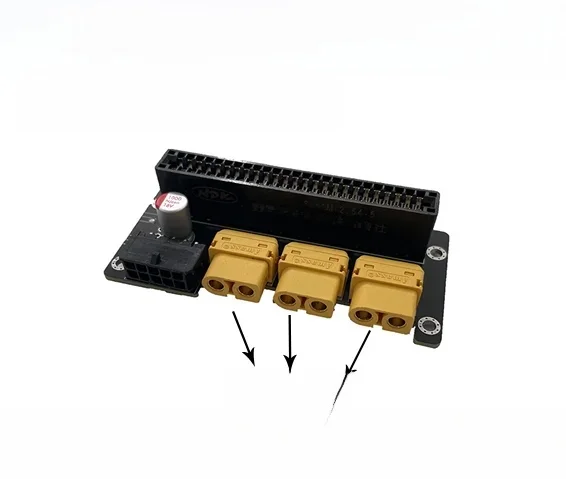 Konwerter zasilania serwera CRPS na zasilacz ATX 3 porty XT60 na PCIE GPU Kabel Synchronizacja zasilania i uruchamiania komputera — zdjęcie produktu 7
