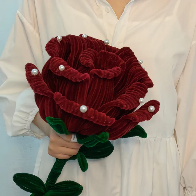 Handmade DIY Giant Rose, Valentine's Day, Birthday Gift for Girlfriend, Girl, Best Friend, High-End and Special