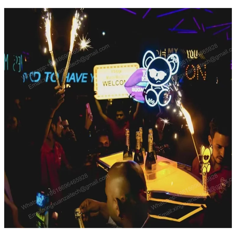 Nośnik butelka LED do klubu nocnego