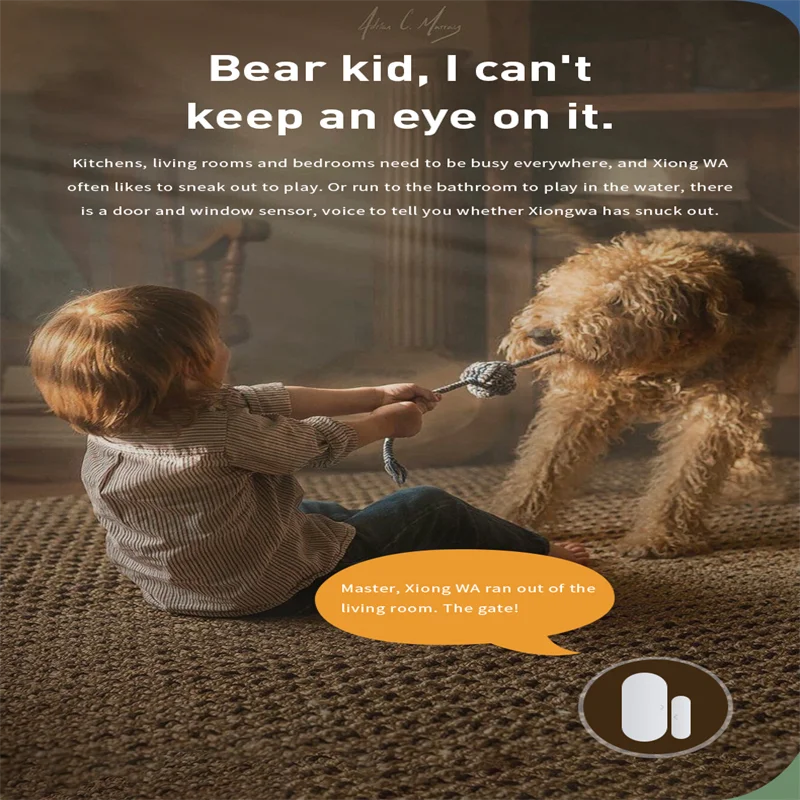 Tuya Zigbee Door Window Contact Sensor Open/Closed Detector Smart Home Security Alarm System APP Wireless Conttrol Alexa Google