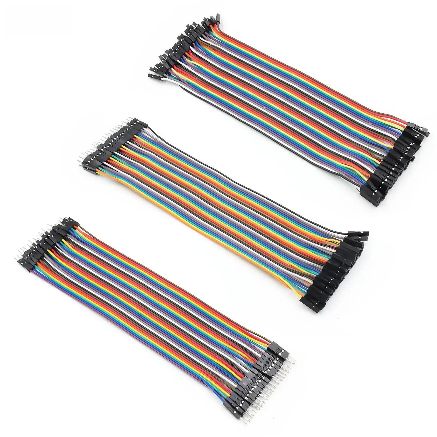 Dupont line 120szt 30cm męski do męskiego + męski do żeńskiego i żeński do żeńskiego przewodu połączeniowego Dupont do Arduino — zdjęcie 2