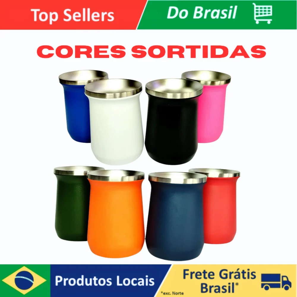 Copo de Cerveja Térmico 260ML - Quente ou Gelado Sortidos