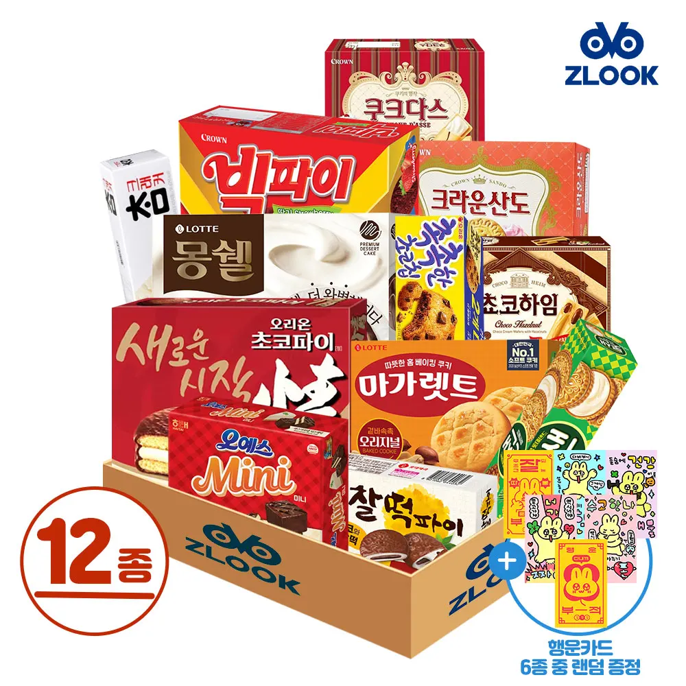 Ji-Rook team leader promotion origin set 12 kinds of sweets (including Ameles)