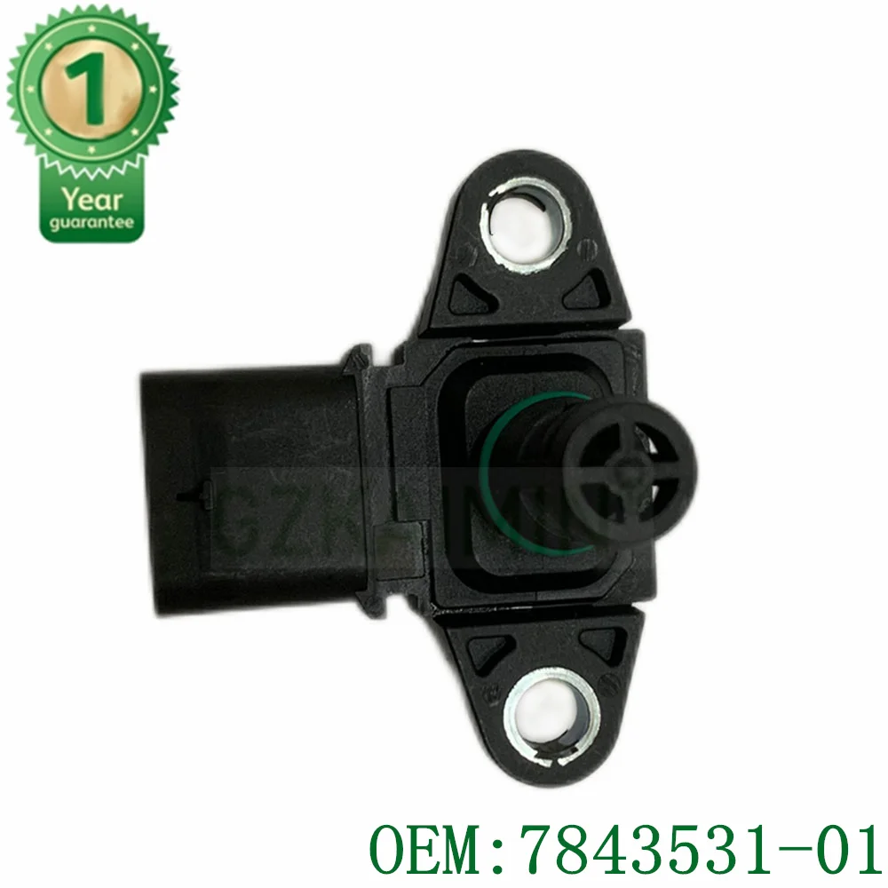 7843531-01 7843531 5WK96865Z  MAP Pressure Sensor For BMW X1 X3 X4 X5 X6 Z4 E84 E89 F06 F07 F10 F1
