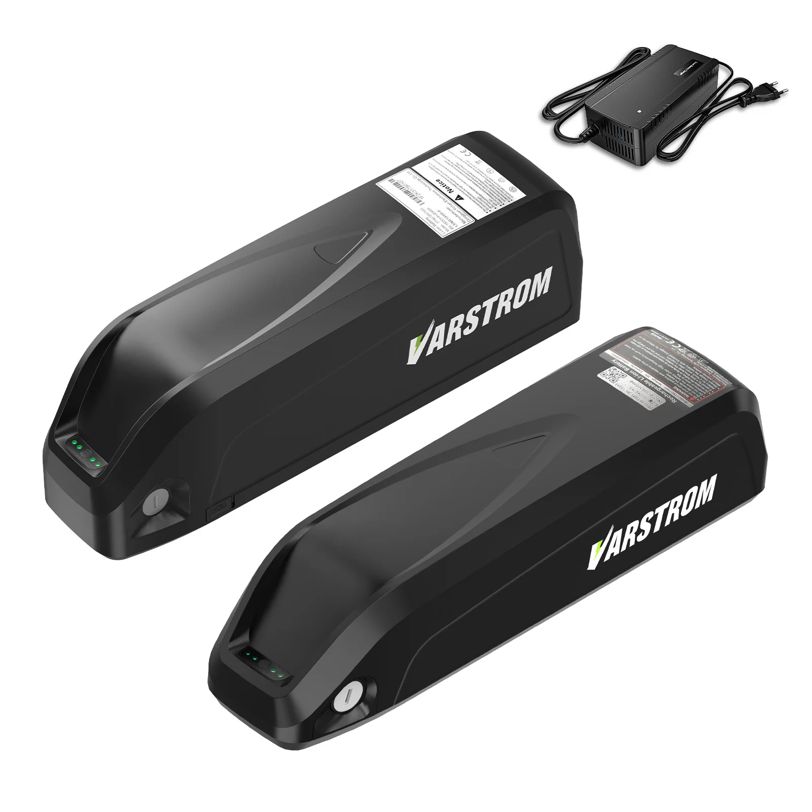 Varstrom Akumulator eBike 36V/48V/52V i 13Ah/16Ah/20Ah/25Ah/30Ah, mocny litowo-jonowy z ogniwami 21700/18650, pakiet z inteligentnym BMS 40A, długa żywotność, oryginalny dużej pojemności do roweru — 2