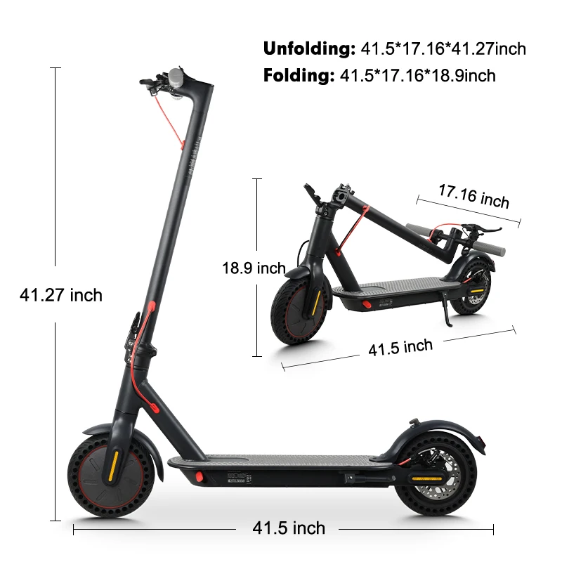 Mankeel MK083 سكوتر كهربائي مزدوج امتصاص الصدمات 36 فولت 10.4AH المدى 25-30 كجم التطبيق الذكي طوي E سكوتر 8.5 بوصة ماكس 30 كم/ساعة #6