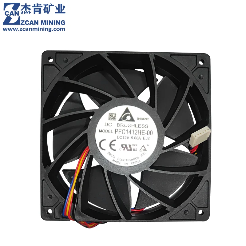 140x140x38mm PFC1412HE-00 DC12V 9.00A Delta Fan 2*2pin/6Pin 7500RPM For Whatsminer Cooling Fan For M1 D1 D3 M20 M21 M30 M31 M50