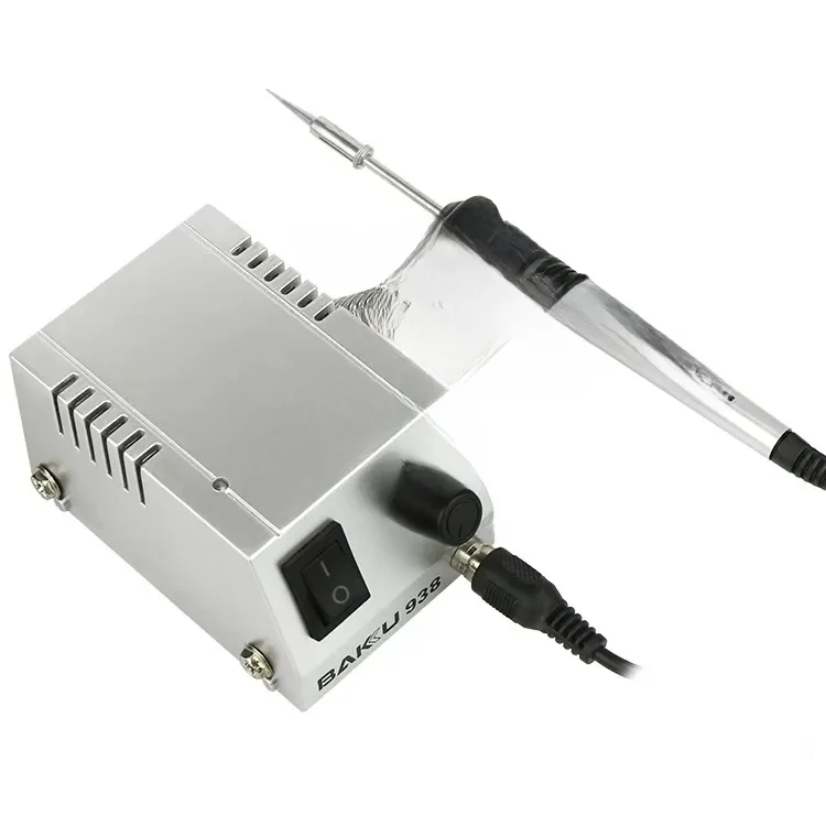 Nowa przenośna stacja lutownicza BK-938 BAKU-938 15w 220V/110V do lutownicy BGA SMD SMT DIP. Grzejnik o długiej żywotności.BAKU 938 — zdjęcie 2