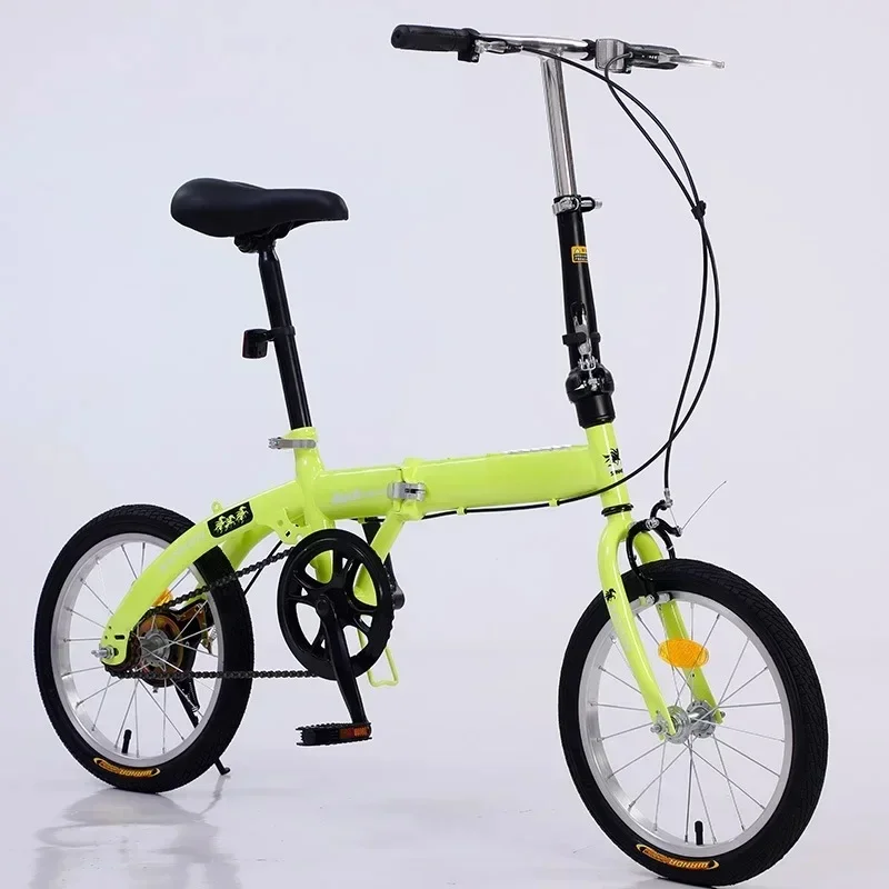 AliExpress NONE Folding Bicycle Men's And Women's Outdoor Lightweight Shock Absorption Mini Adult 16 Inch Adult Children's Student Bike New