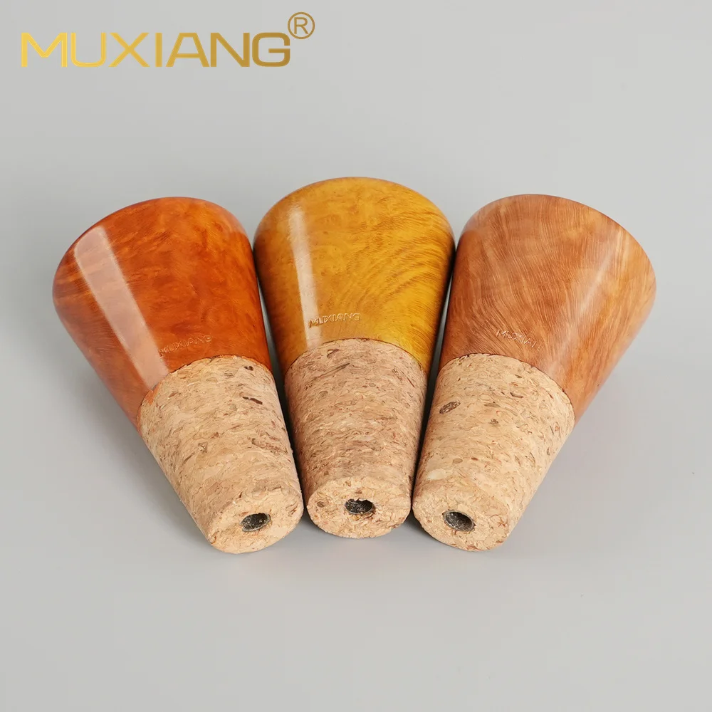 MUXIANG Meerschaum Coloring Bowl Briar wood bowl for meerschaum tobacco pipes Provides a more even tone 3mm bottom channel