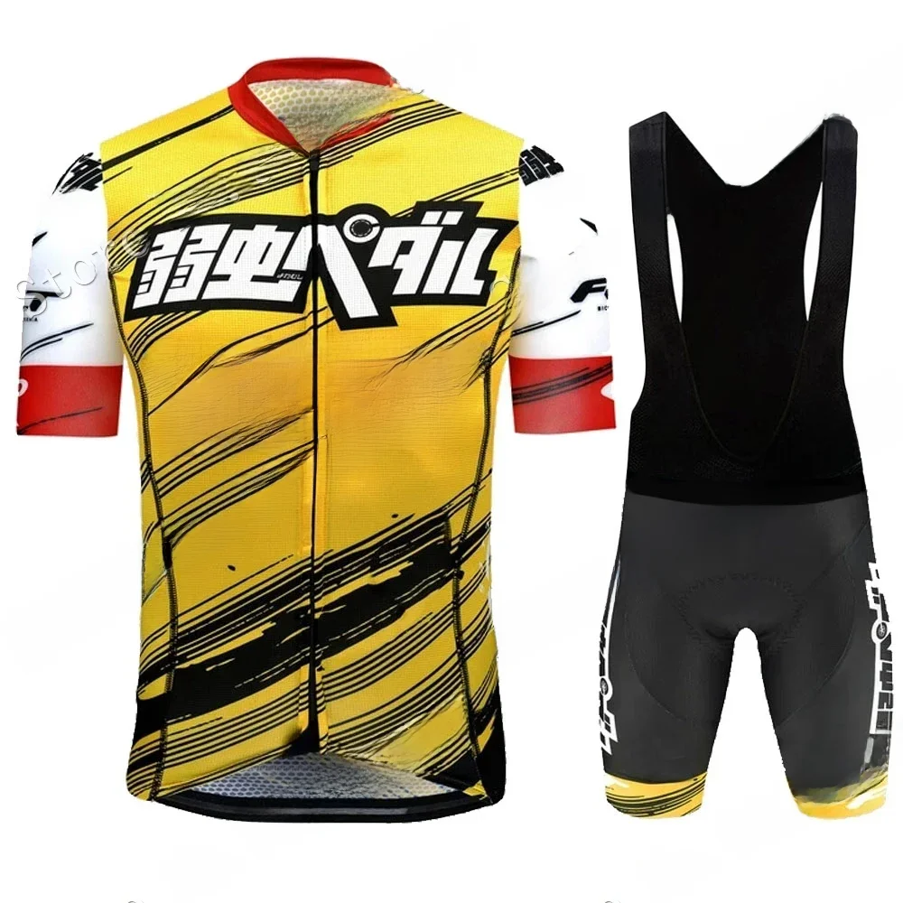 AliExpress NONE 2023 Yowamushi Pedal Cycling Jersey Set Cartoon Anime Cycling Clothing Road Race Bike Shirts Suit Bicycle Bib Shorts MTB Maillo