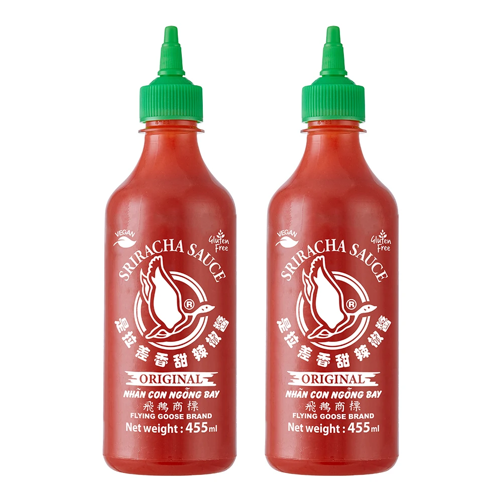 Flying Gus Srrrara tea hot chili sauce 455ml x 2 pieces