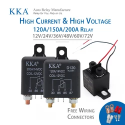 High Current Relay Starting Relay 200A 150A 120A 12V 24V Power Automotive Heavy Current Start relay Car relay