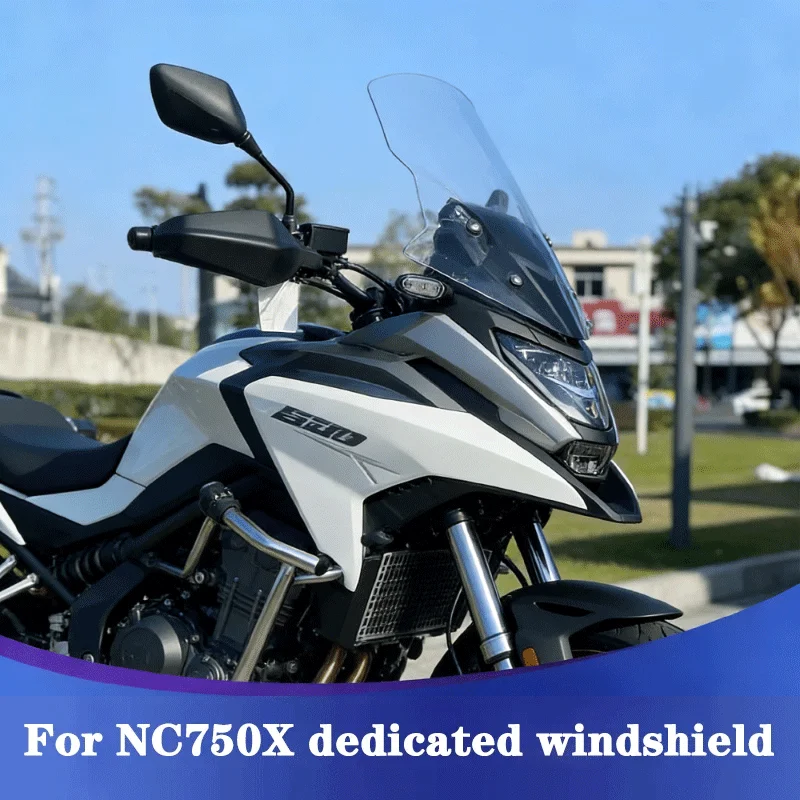 For 2016-20/2021-24 Honda NC750X dedicated modified Windshield NC750X Windshield  heightened front windshield chest plate glass