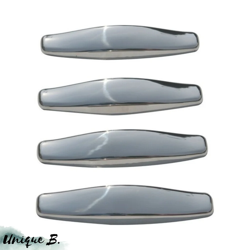 For Dacia Duster Chrome Door Handle Cover 4 PCS 2010-2018 Stainless Steel Design Exterior Car Accessories Parts Styling Moulding