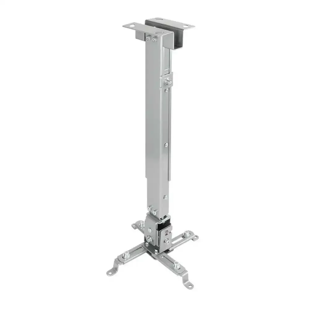 Montagem no teto inclinado para projetor até 20 kg ajustável entre 130mm e 650mm Cor Prata