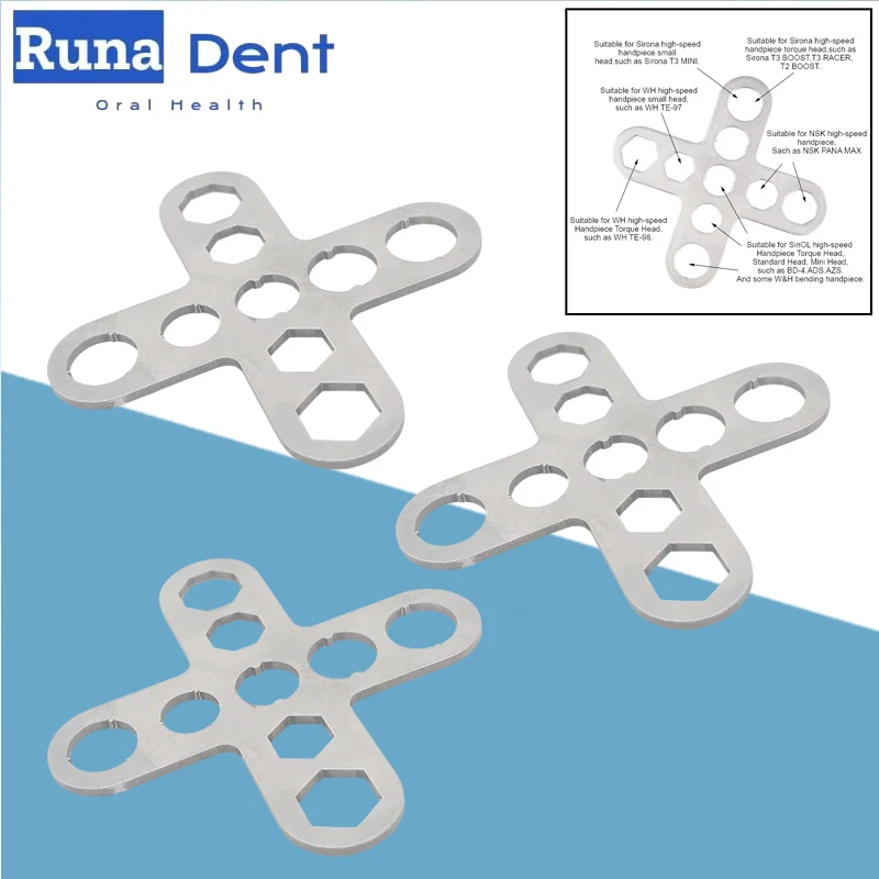 

3pcs Dental Turbine Repair Kit Professional for W&H NSK Sirona Handpiece Tools Multifunction Wrench